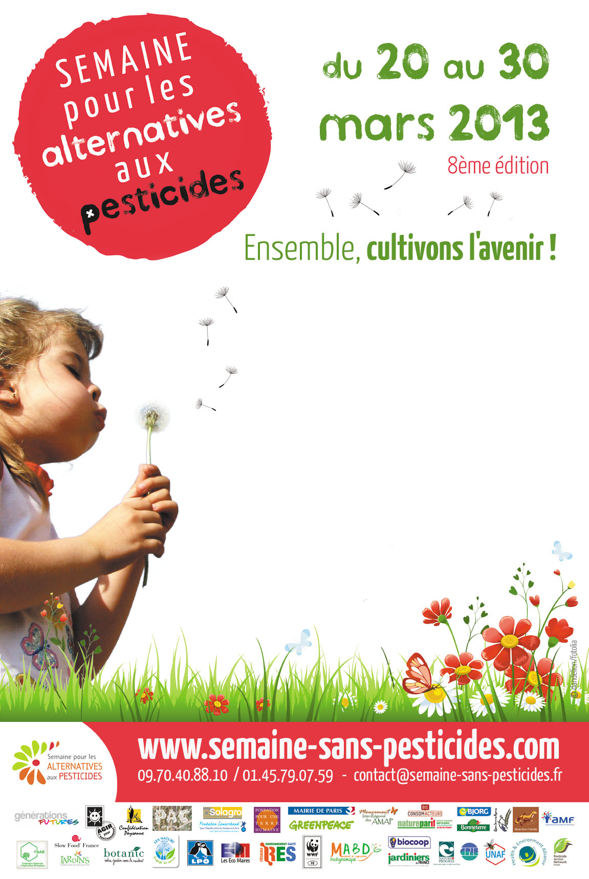 Affiche nationale semaine pour les alternatives aux pesticides 2013