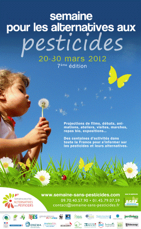 Télécharger l'affiche Semaine pour les alternatives aux pesticides 2012
